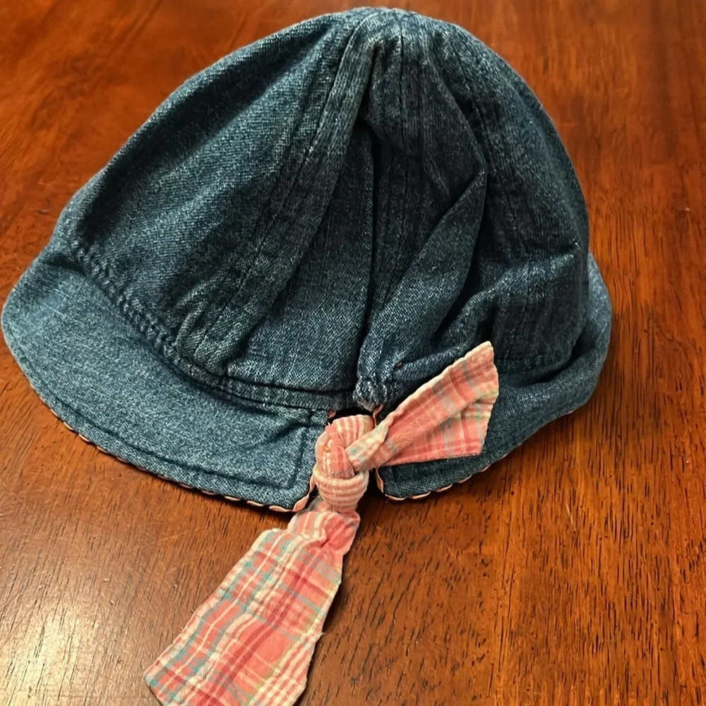 OshKosh Baby Denim Embroidered Hat 12-24 mos